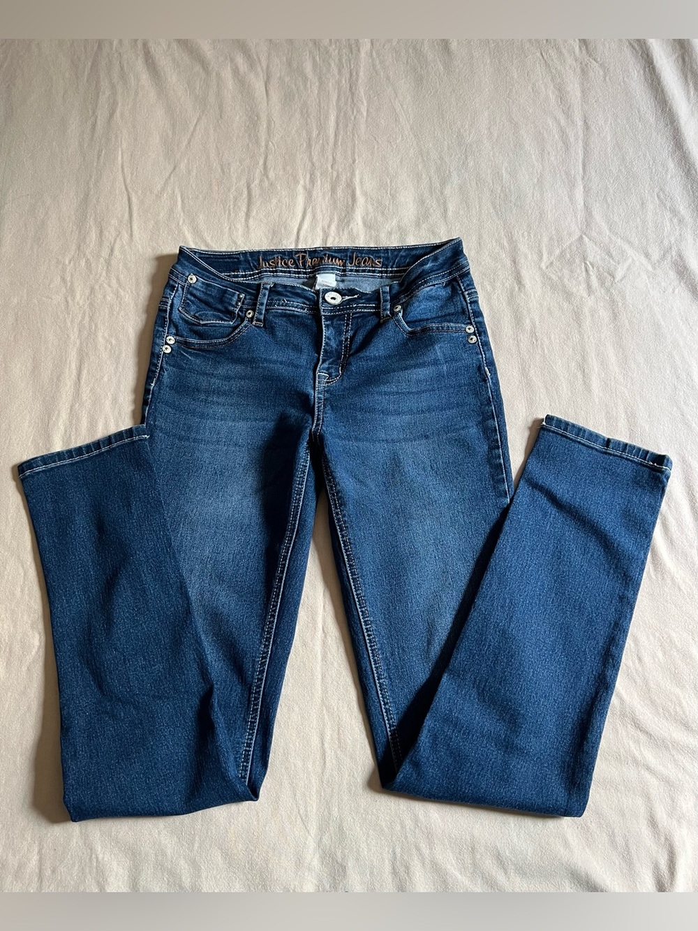 Justice Dark Indigo Skinny Women's Jeans